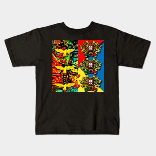 Portuguese folk art Kids T-Shirt